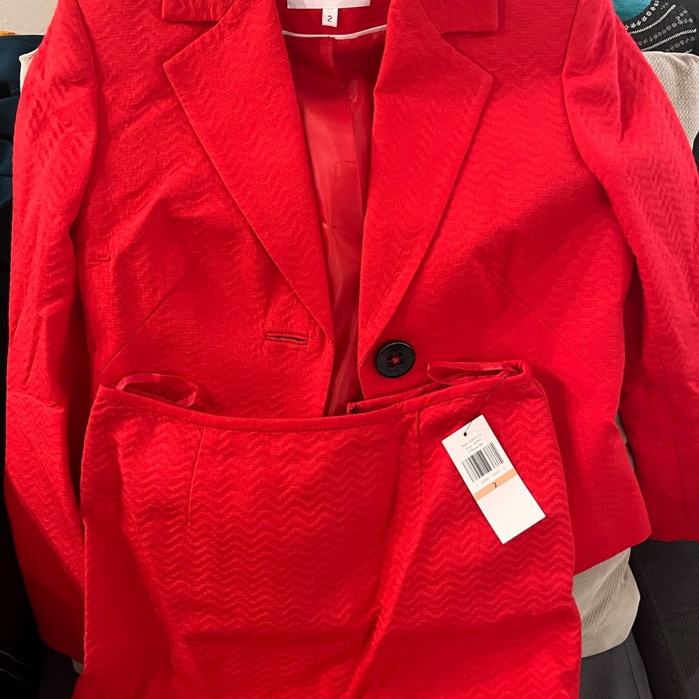 Calvin Klein Red Blazer